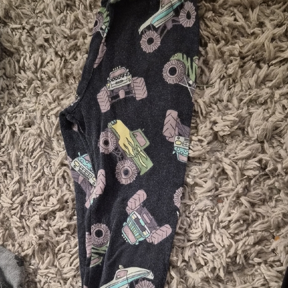 2 Sets- Carter's Gray and Black Truck Pajama Set - Picture 5 of 8